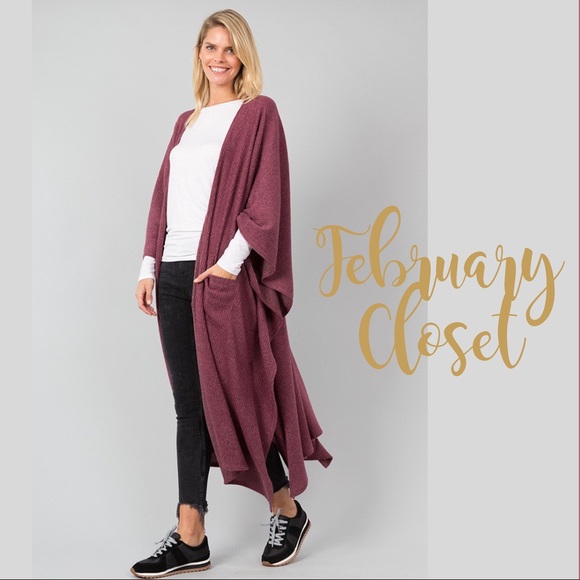 Soft Oversized Kimono Cardigan - Picture 3 of 4